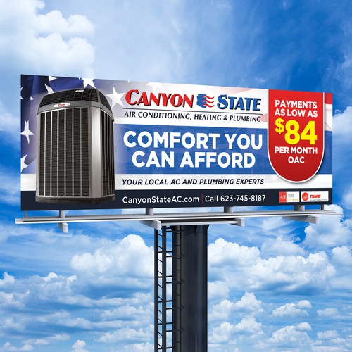 Design An Eye-Catching Billboard For An HVAC Company Design réalisé par SoftSkills