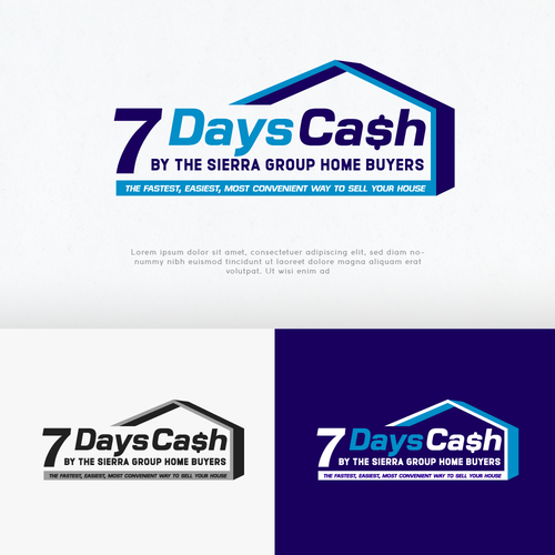 7 Days Cash  Logo Contest Design by Eli-