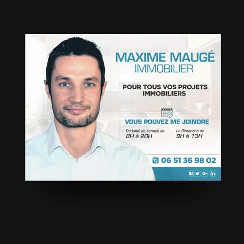 Cartelería propuesta en el concurso por Y&B