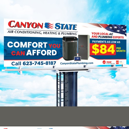 Design An Eye-Catching Billboard For An HVAC Company Design by GrApHiC cReAtIoN™