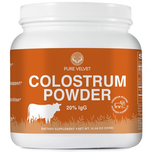 Design di Re-design Supplement Label to capture Amazon shopper attention & boost CTR - Colostrum Powder di EffieK