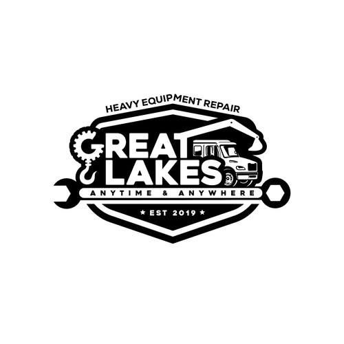 Creative design for heavy equipment repair in the state of Michigan Design by pixel_dezigns