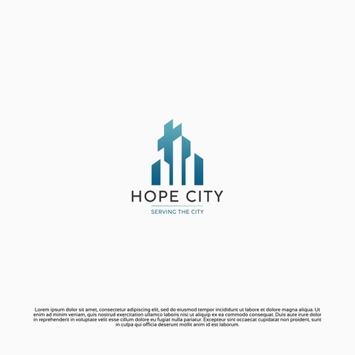 Diseño de We need a creative Bold and Innovative Logo for Hope City de SherpaStudio®