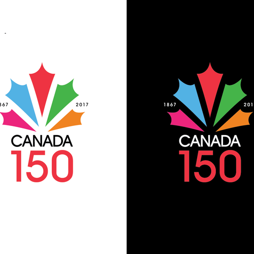 Community contest: Design Canada’s 150th birthday logo! Design by PT designs