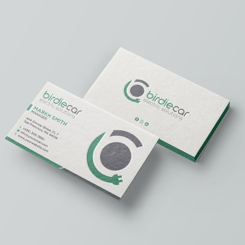 business card for company called birdie Design by Brandmaker artist