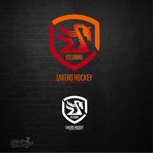 Logo for university hockey team Design by Dogwingsllc