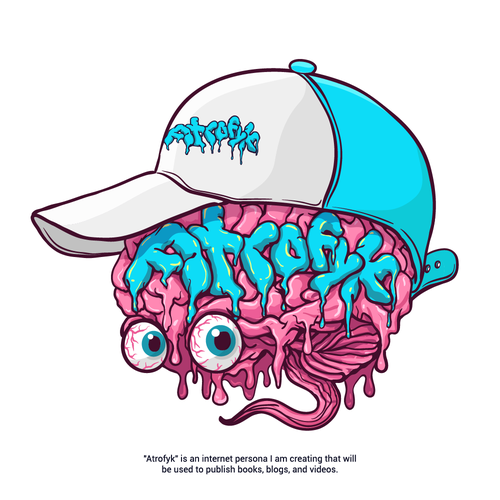 Help me melt brains with a logo representing my internet persona-ontwerp door jacondsign