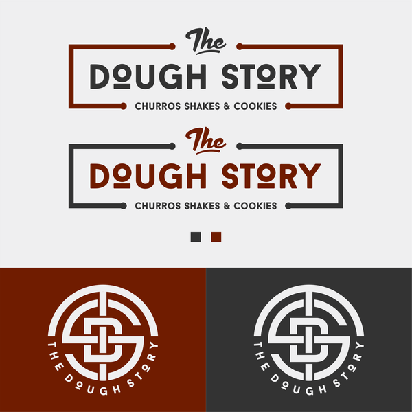 Design a modern chic yet vintage logo for 'The Dough Story'