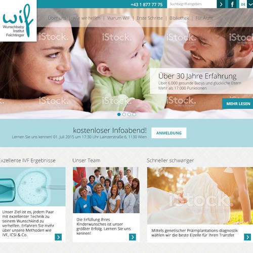 Web page design contest entry by design-for-u.de