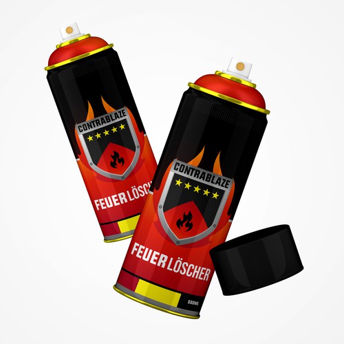 Fire Extinguisher Spray Design Design by haroon2503