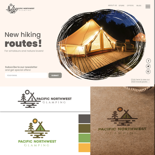 Design a logo for luxury Glamping Business Design by Eldiegodimas