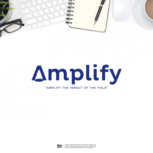 Amplify Logo Design by SherpaStudio®