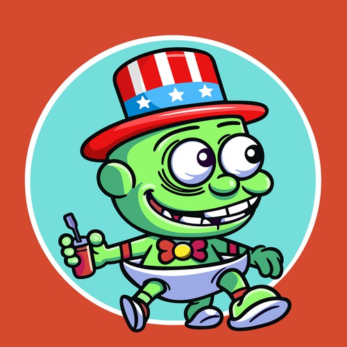 Mascot for Uranus Fudge Factory and General Store Design by Sign Relation