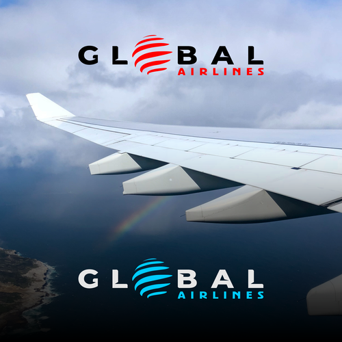 Take off! A Brand New Global Airline logo! Design by BrandGrowerッ