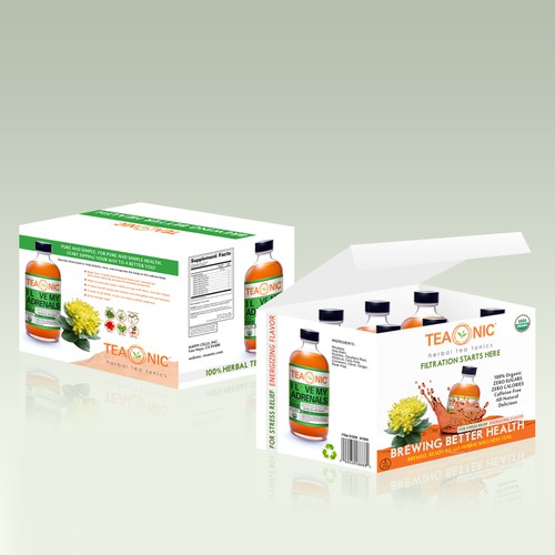 Create a box design Design by initialB