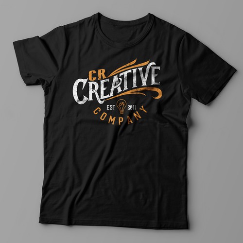 Create a Vintage T-Shirt Design for a Marketing Company Réalisé par artdian