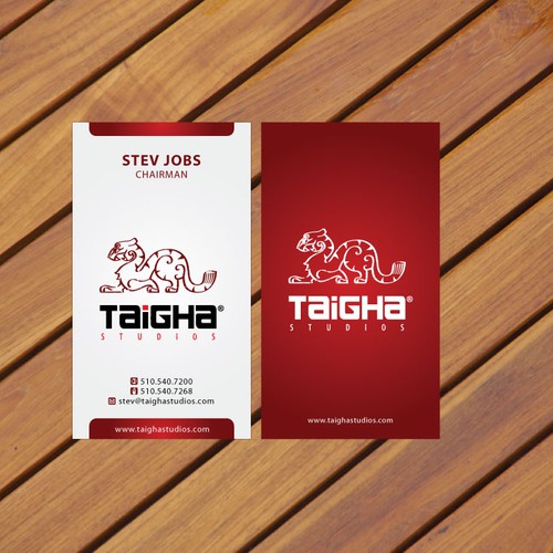 New business Card for Taigha Studios Ontwerp door Concept Factory