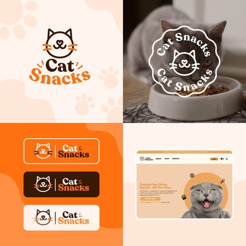 Cat Snacks brand & logo Design by The Janati