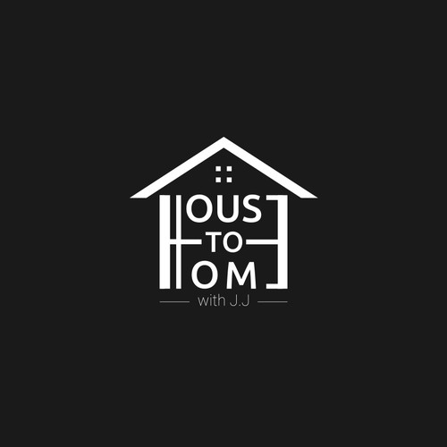 コンペ「"House to Home with JJ" REAL ESTATE AGENT LOGO!!」のデザイン by peetooさん 