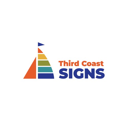 New vibrant business logo and branding for a sign making company serving Chicago Design by Azwar_Design®