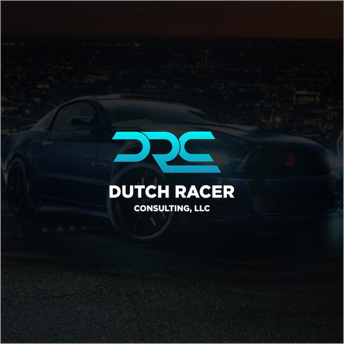 Straight forward, Dutch Racer Consulting (DRC) logo. Design by yawanesia