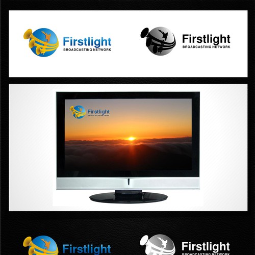 Design di Hey!  Stop!  Look!  Check this out!  Dreaming of seeing YOUR logo design on TV? Logo needed for a TV channel: Firstlight di NewestPixels