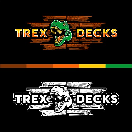 Trex-Decks Logo Contest - Dinosaurs and Decking! | Logo design contest