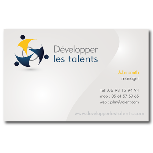 Logo & business card contest entry by omygod