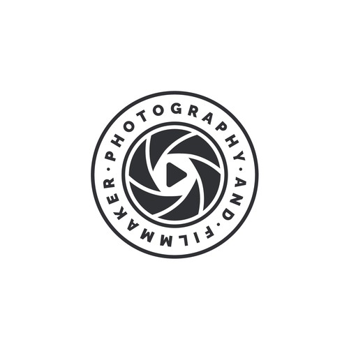 Photographer and filmmaker logo in modern style. Company is restructured and gets a new name Design by kungs
