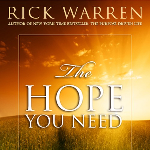 Design Rick Warren's New Book Cover Design réalisé par Endrias