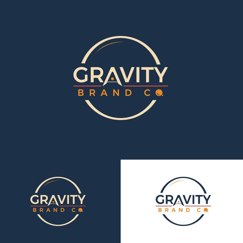 Logo for Gravity Brand Co. Design by websmartusa