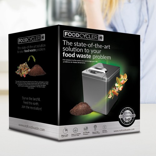 Food Cycler Indoor Composter Package Design Design by Mr. Ozz