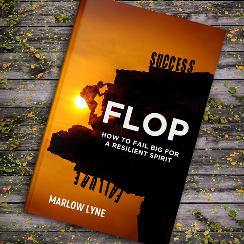Design a book cover for a book called "FLOP" ! Design by Citrusbyte