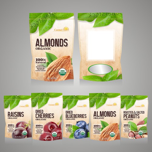 Dried Fruits and Nuts in Pouch Design von VEBO