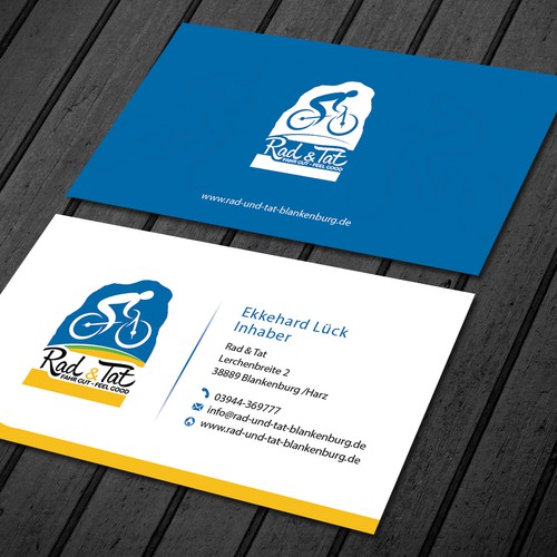 **modern Bike-store needs Business-Cards** Design by deviserpark