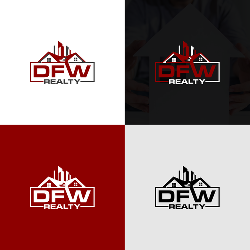 Real Estate Brokerage Logo for DFW Realty (DFW - Dallas-Fort Worth, TX) Design by Eniyatee