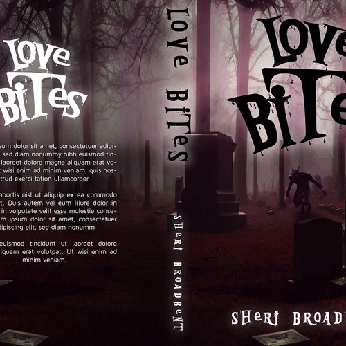 Vintage horror styled book cover Design by sugarskullbaby ☠