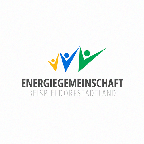 "Nachhaltige Energiegemeinschaften" winning Logo design
