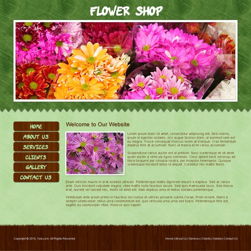 1-3 Page Website Template Design von xara