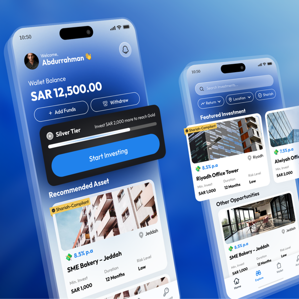 Mobile App for Investing in Fractional Real Estate & Business Equity