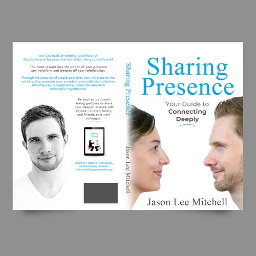 Mindfulness Book Cover on Sharing Presence Design by Yna