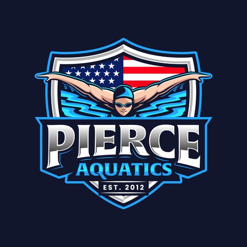 Swim Team Logo Design by Gam21