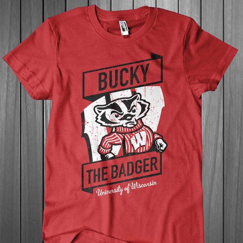 Wisconsin Badgers Tshirt Design Réalisé par thebeliever