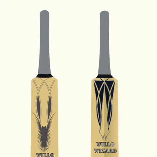 NEW GRAPHICS WITH EXISTING LOGO for cricket bat sticker design Other