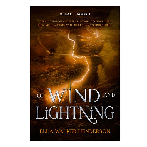 Fantasy book cover design Design by Anastasia Brenych