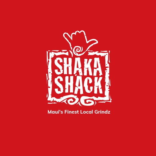 Diseño de Shaka Shack - Maui Food Cart Franchise Logo de Brandsoup