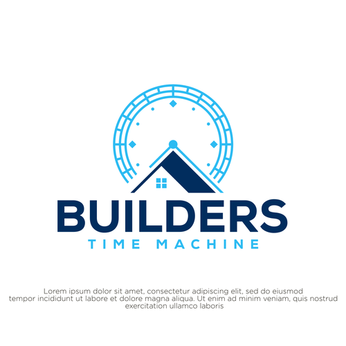 Builders Time Machine Logo Design Design by 7Overlay