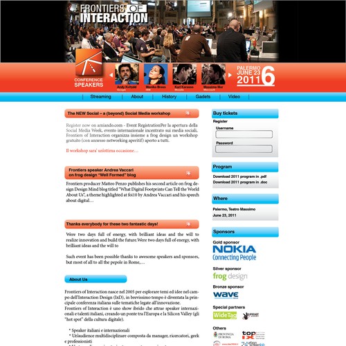 Powerful Technology Conference Website Design by IvanVB