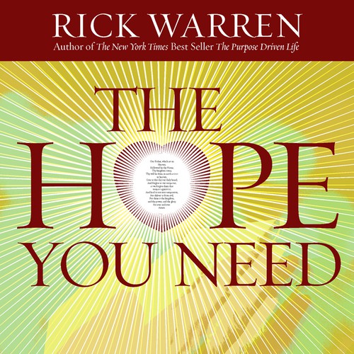 Design Rick Warren's New Book Cover Diseño de nashvilledesigner