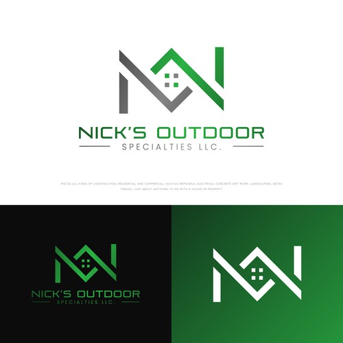 Professional contracting company logo Design by reiffal®
